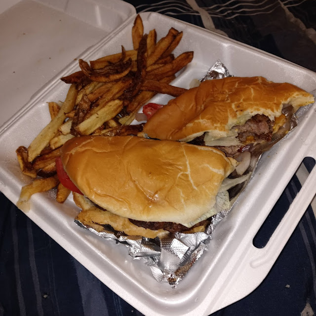 Double Cheeseburger Platter