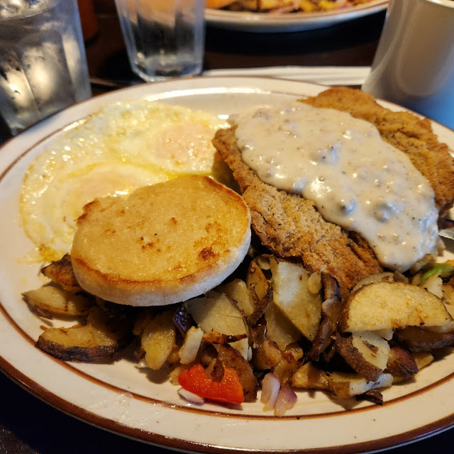 Chicken Fried Steak & Eggs