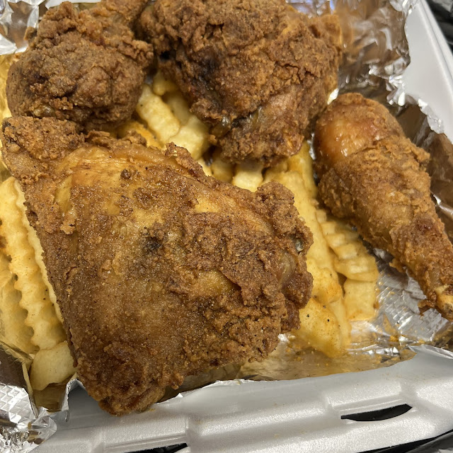 Fried Chicken and Fries
