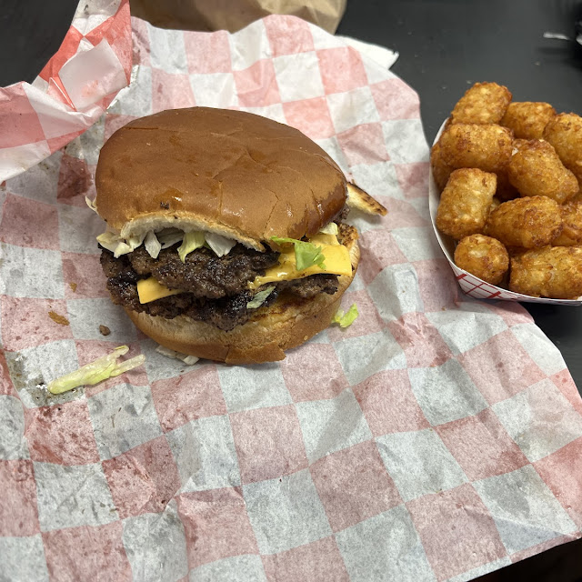 Double Soul Burger with Tots