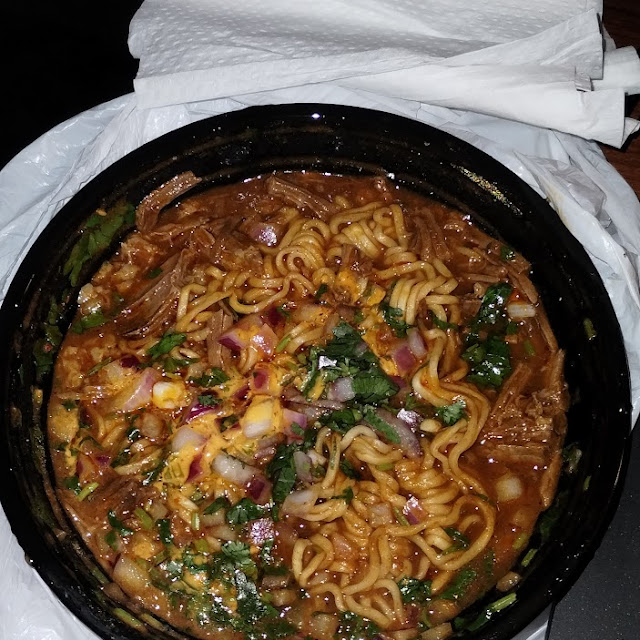 Birria Ramen Burrito Bowl of Soup