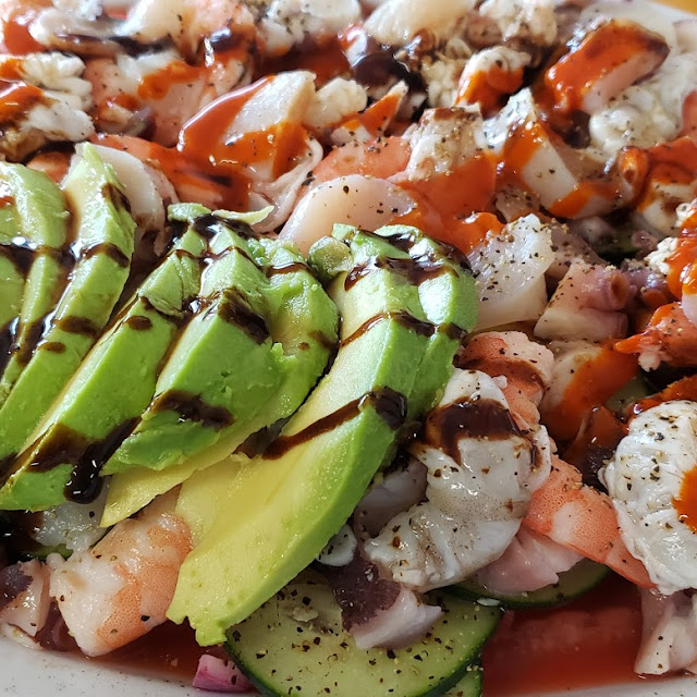 Tostada De Ceviche De Camaron