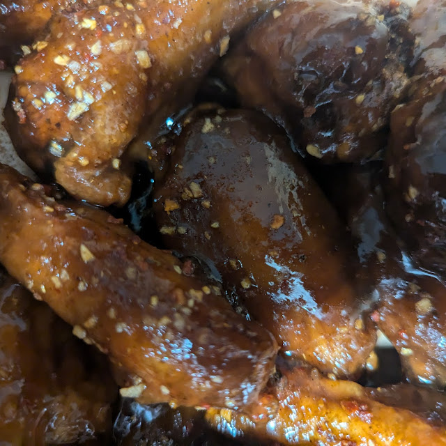 Roasted Honey Garlic Wings