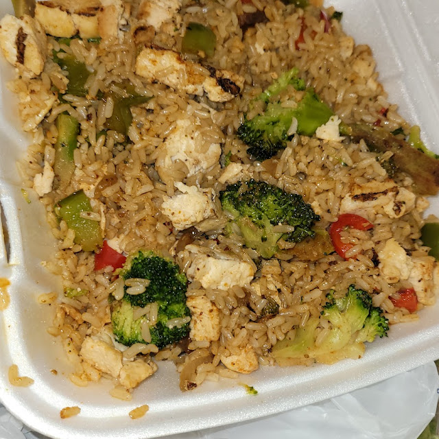 Grilled Chicken Fried Rice