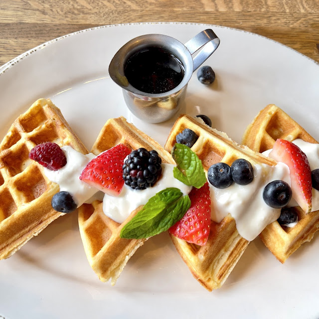 Meyer Lemon Waffles