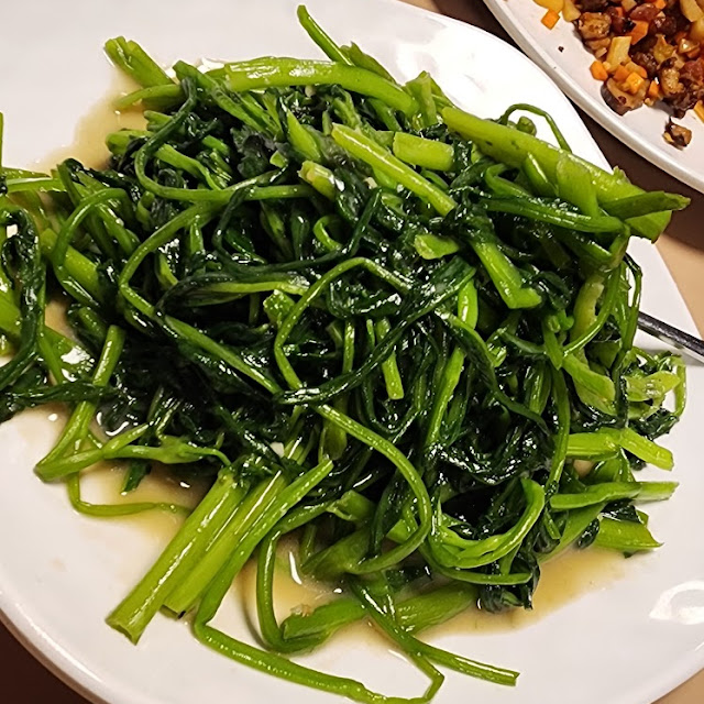 chinese broccoli with ginger 姜汁酒芥兰