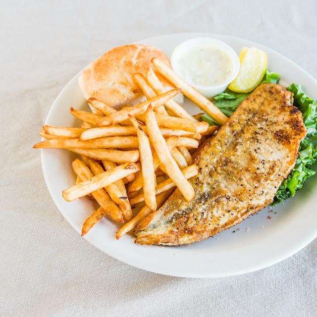 Pan Fried Walleye Plate