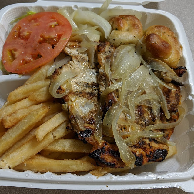 Chicken Steak with French Fries