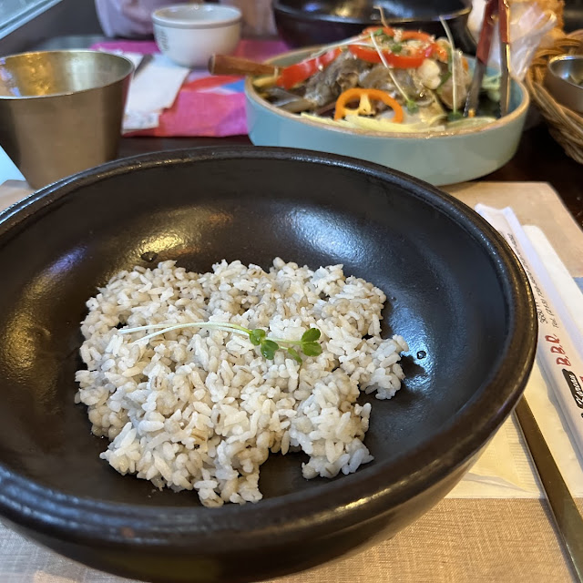 Set Menu with Barley Rice