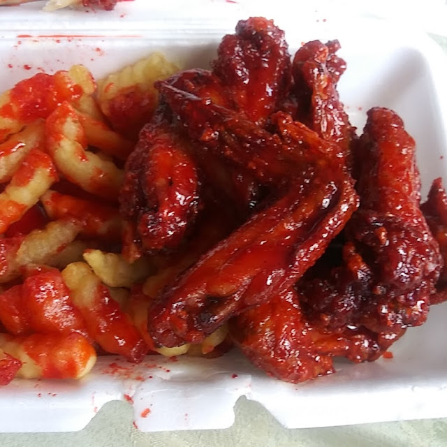 BBQ Chiken with French Fries
