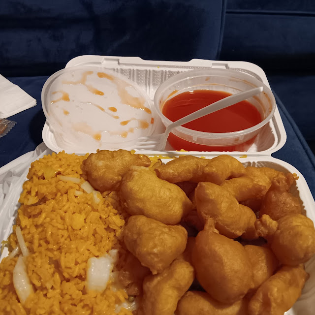 Sweet & Sour Chicken with Shrimp Fried Rice