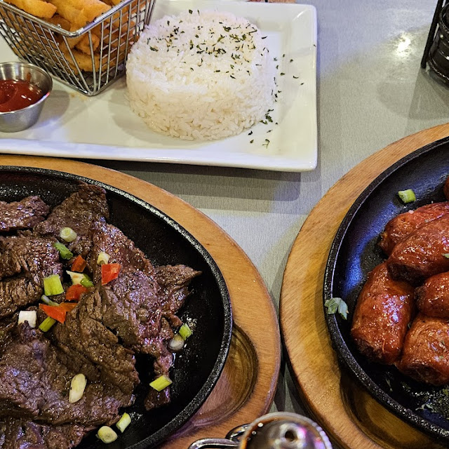 1lb Churrasco with 2 Sides & 1 lb Chorizo with 2 Sides