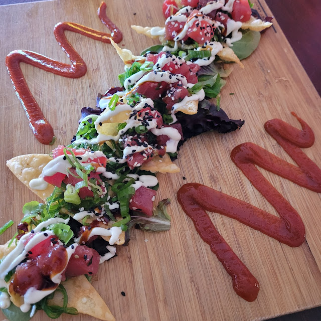 Tuna Poke Nachos