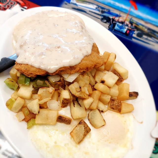 Chicken Fried Steak and Eggs