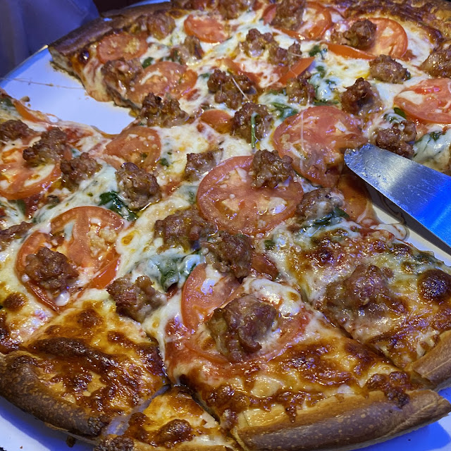 Margherita Pizza with Italian Sausage