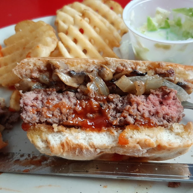 Swiss Mushroom Burger