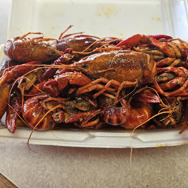 Large Crawfish Tails & 1 Fish