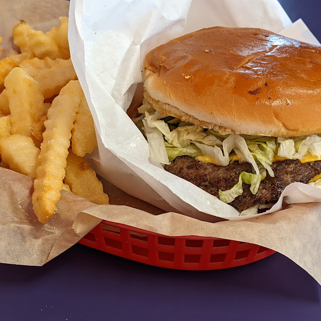 Double Cheeseburger Basket