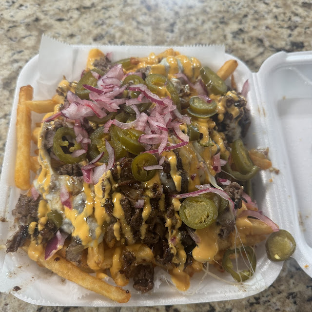 Philly Steak Fries with Jalapeños and Hot Mayo