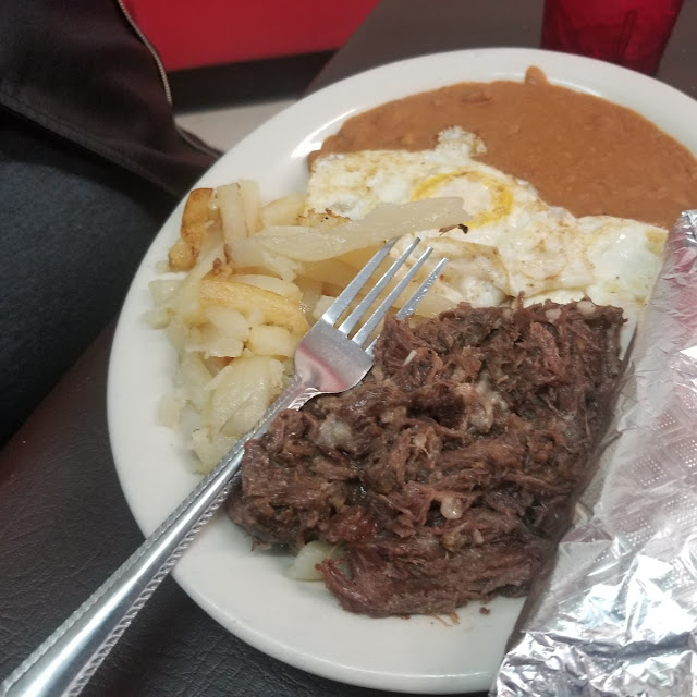 Huevos Rancheros with Side of Barbacoa