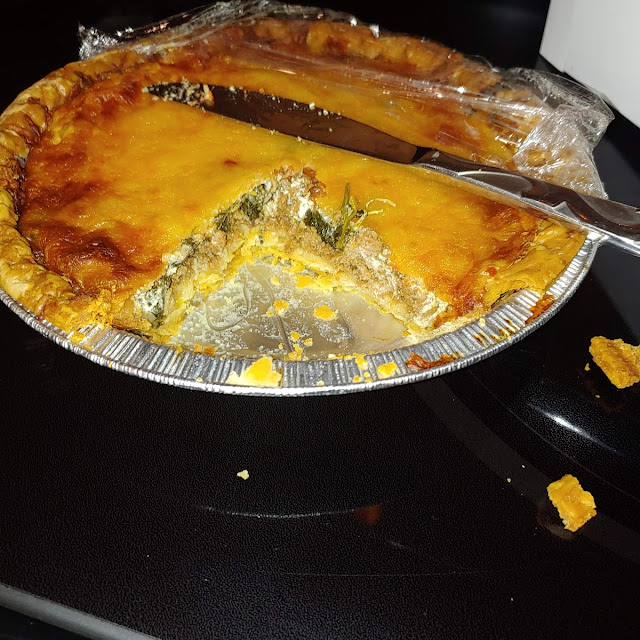 Beef and Spinach Quiche