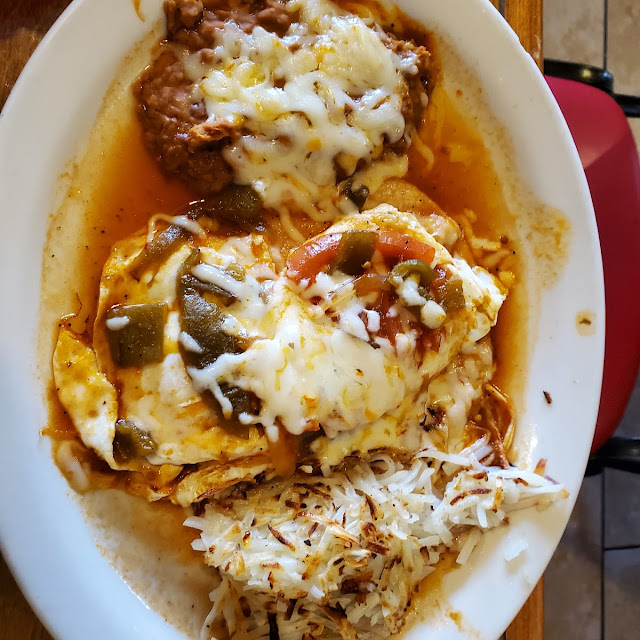 Enchilada with a Egg on Top