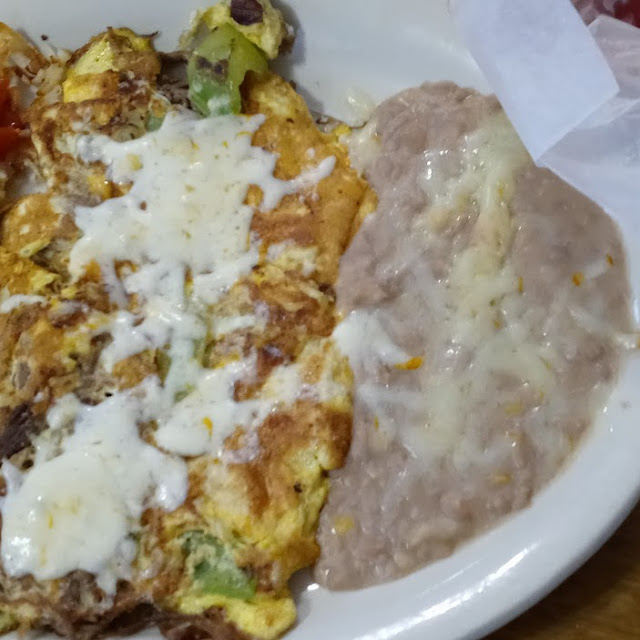 Green Chili Cheese Omelette