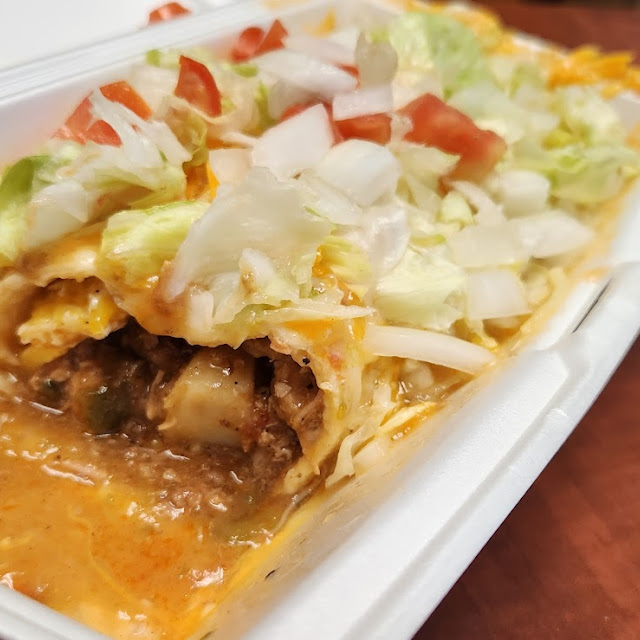 Delux Pork Smothered Burrito