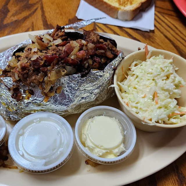 BBQ Stuffed Baked Potato