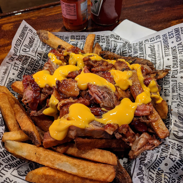 Pulled Pork BBQ Bacon Cheddar Fries