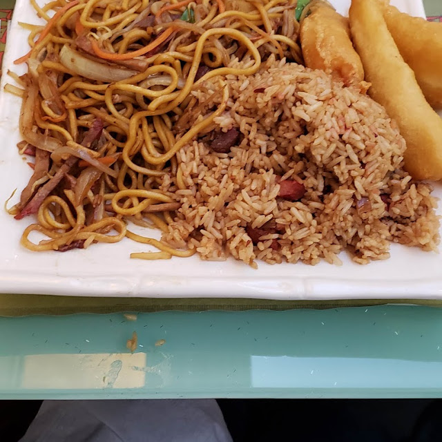 Chicken Lo Mein & Egg Roll