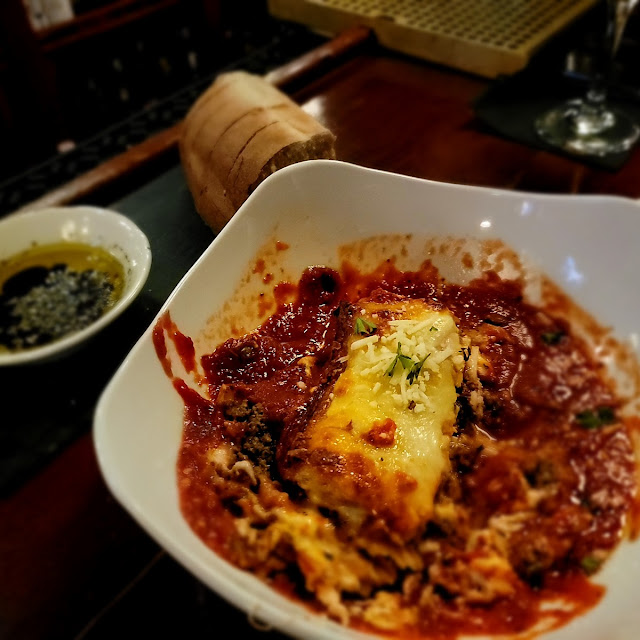 Lasagna with Bread