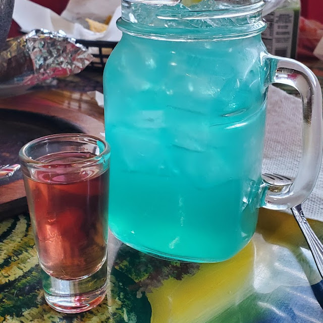 Bluemoon Margarita and Jolley Rancher Shot