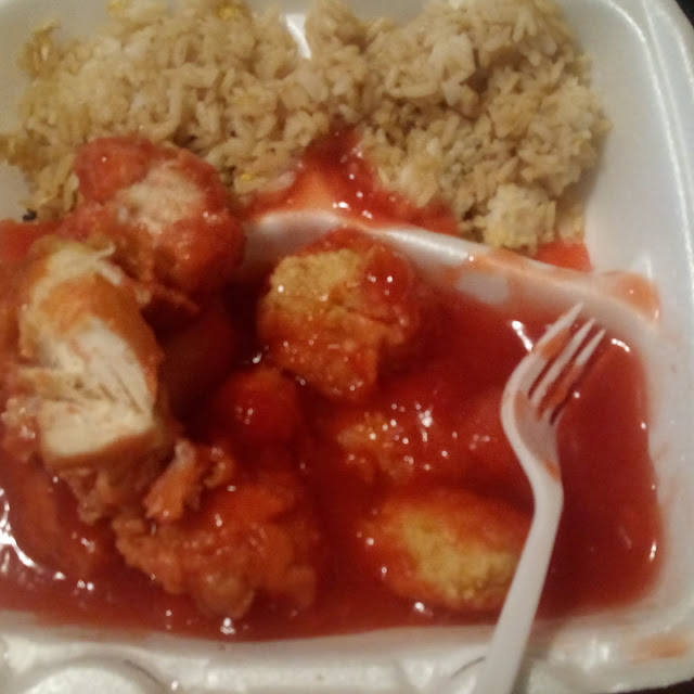 Sweet and Sour Chicken with Fried Rice