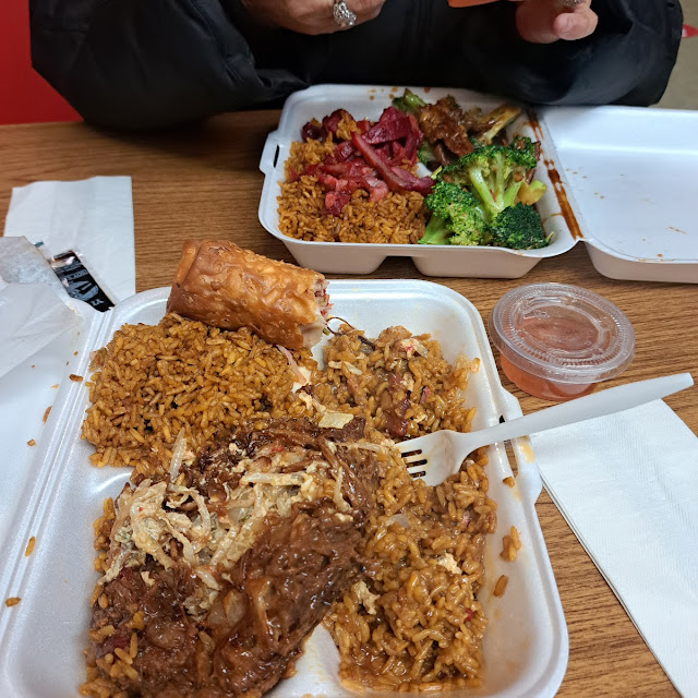 Combo 2 Beef Broccoli and Combo 3 Egg Foo Yong