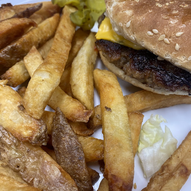 Cheeseburger and Fries