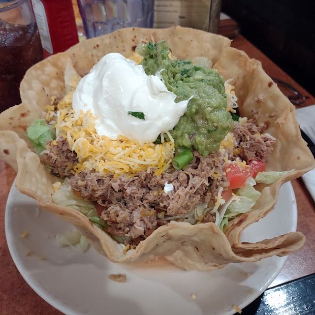 Chicken or Beef Taco Salad