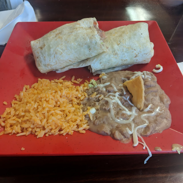 Regular Burrito Dinner