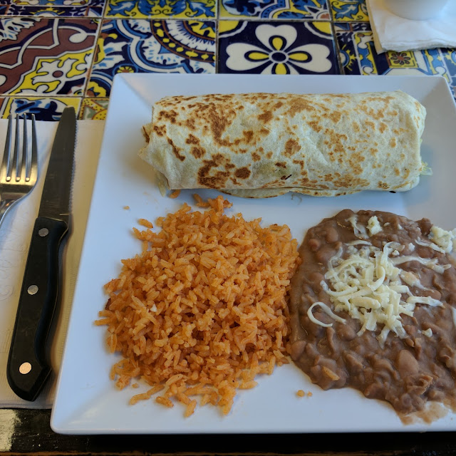 Steak Burrito Dinner