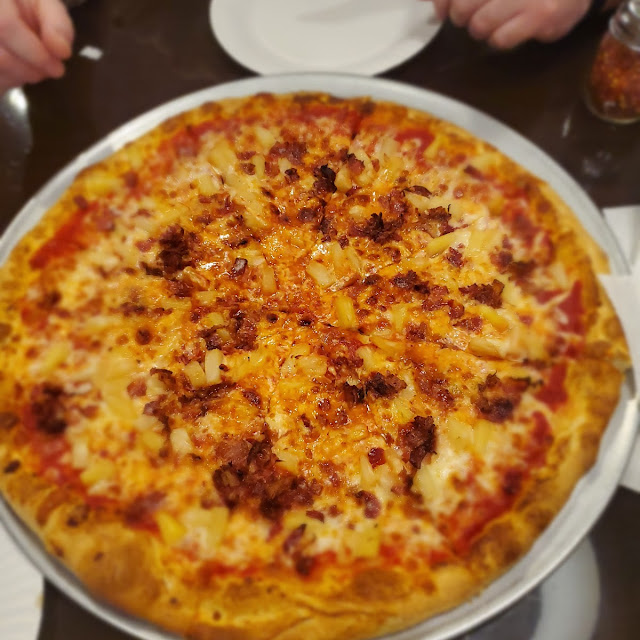 Pineapple and Bacon Pizza
