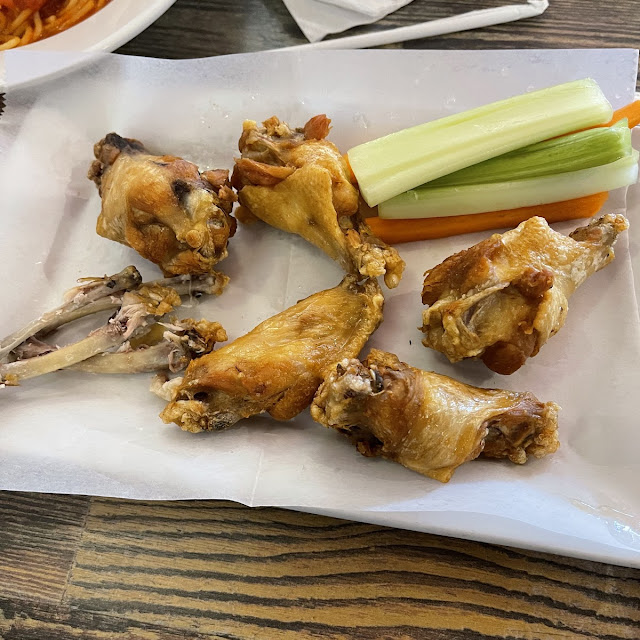 Wings with Sauce on Side