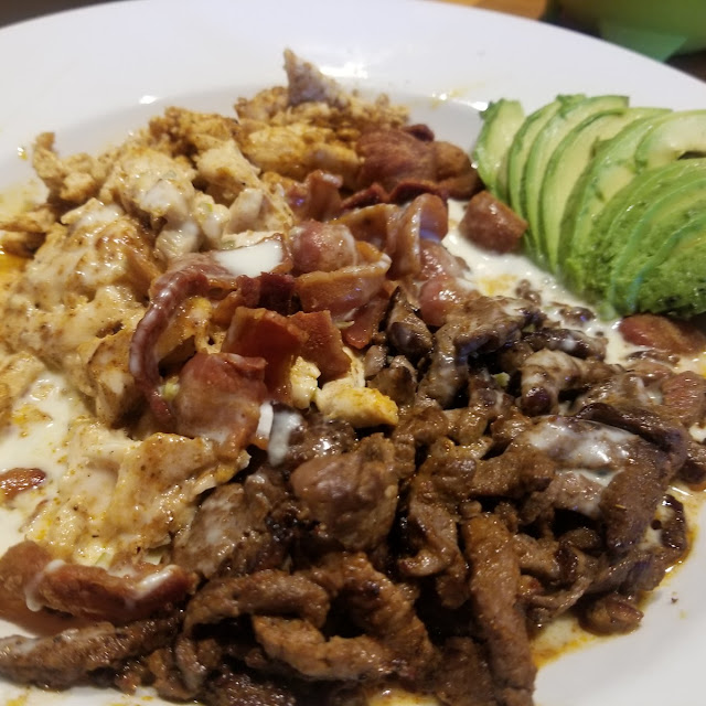 New Huevos Con Asada