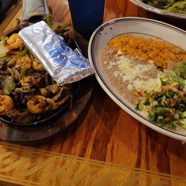 Steak and Shrimp Fajitas