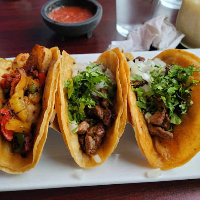 Shrimp Tacosand Steak Tacos