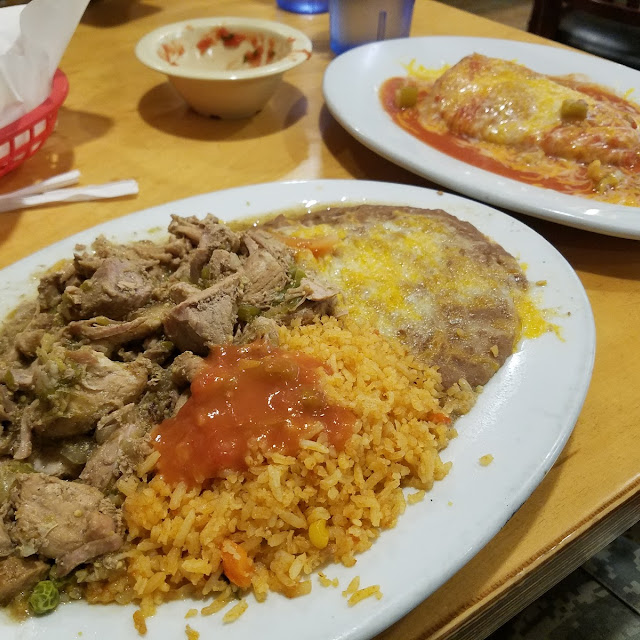Chile Verde and Chile Relleno