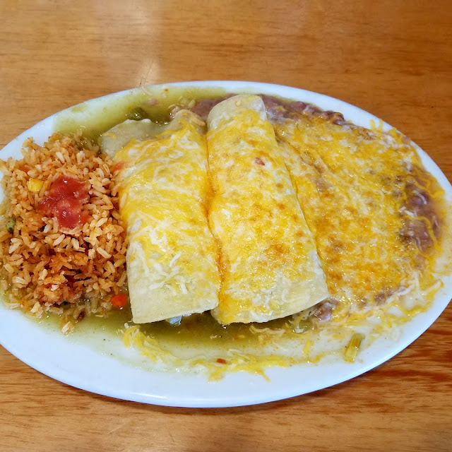 Enchilada and Chile Relleno Combo Plate