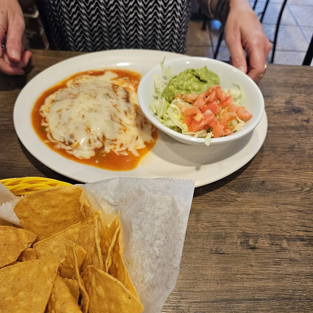 Beef Enchiladas and Rice