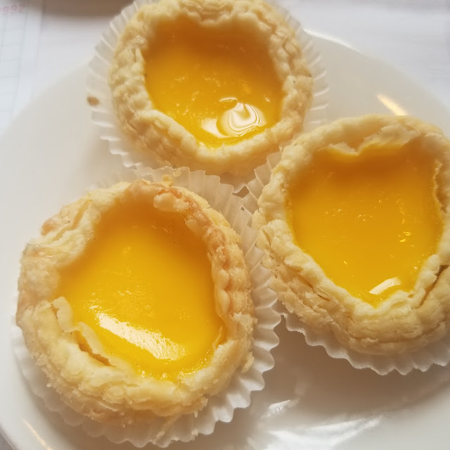 Fried Sesame Balls Baked Egg Custard Tarts