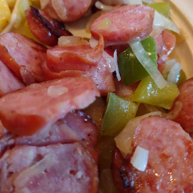 Sausage with Peppers and Onions