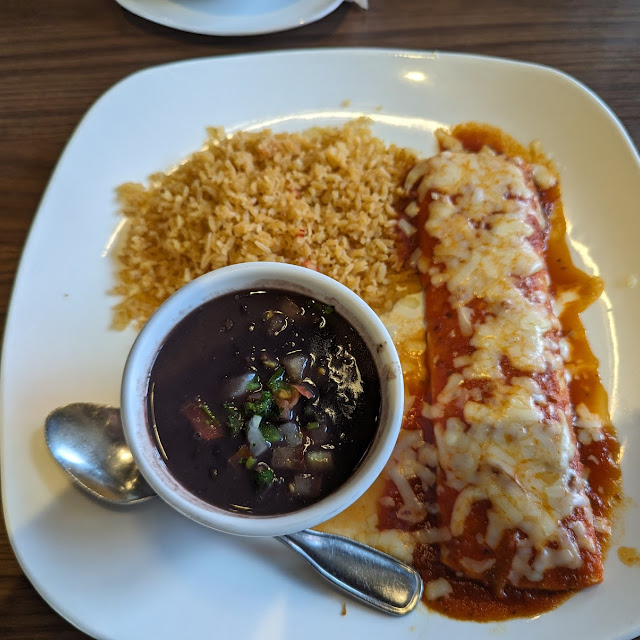 Burrito Mexican Rice and Black Beans